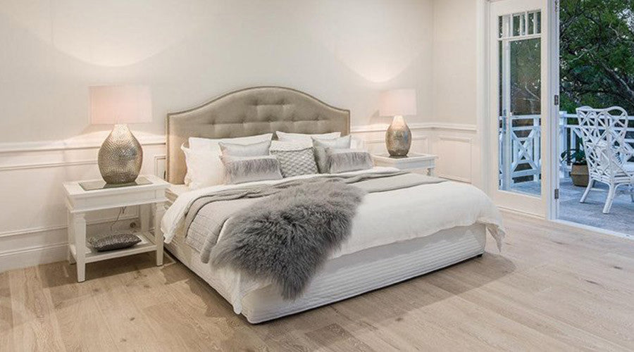 White Queen Size luxury Egyptian Cotton sheet set - Egyptian Cotton Set – folded view