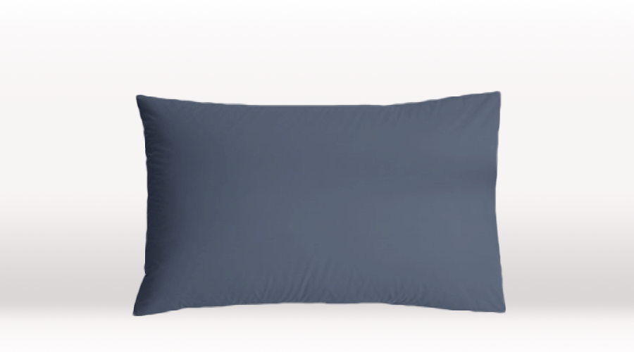 Blue Classic Pillowcases - Egyptian Cotton Set – folded view