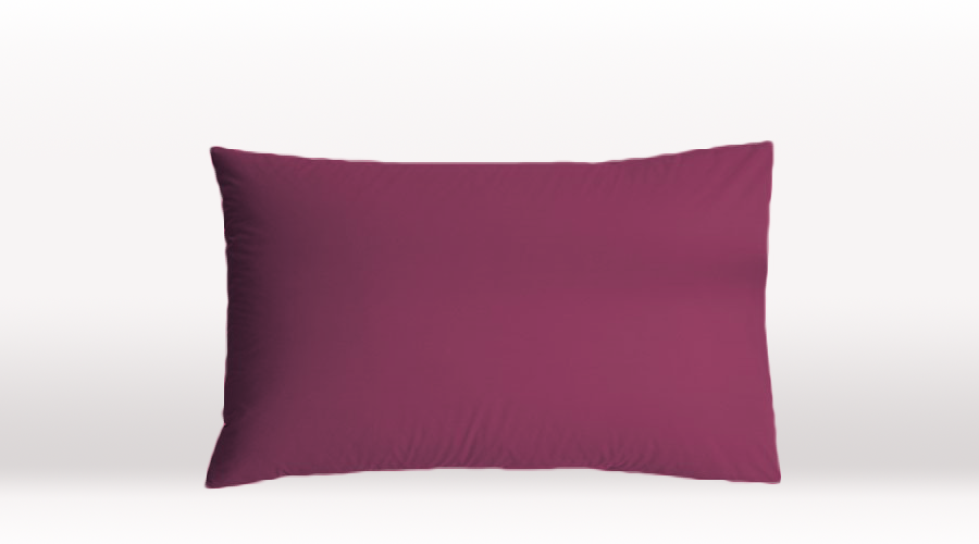 Purple Classic Pillowcases - Egyptian Cotton Set – folded view