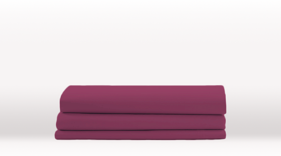 Purple Queen Size Classic Fitted Sheet – folded view
