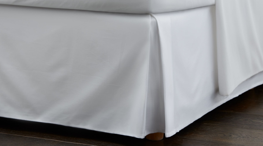 Luxury Egyptian Cotton Valance - Egyptian Cotton Set – folded view