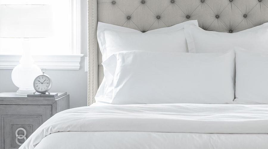 White Double Size luxury Egyptian Cotton sheet set, quilt cover & pillowcases