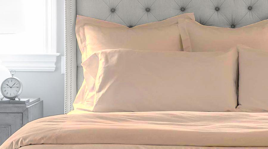 Latte Queen Size Luxury Egyptian Cotton Quilt Cover & Pillowcases