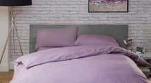 Luxury Egyptian Cotton Sheet Set | Dusk Purple, King Single bed