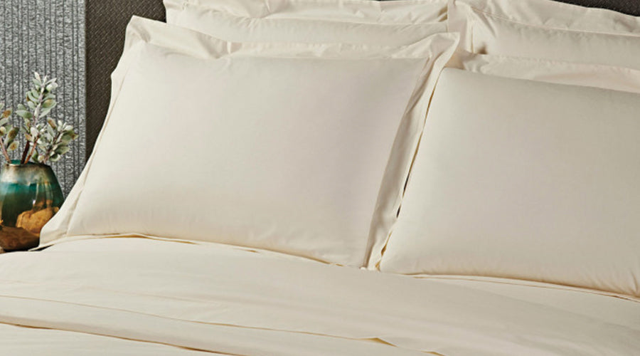 Luxury Egyptian Cotton egyptian cotton sheet Set | Ivory, King Single bed