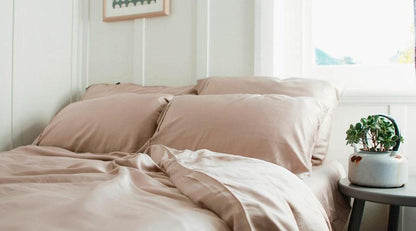 Luxury Egyptian Cotton Sheet Set | Latte, King Single bed