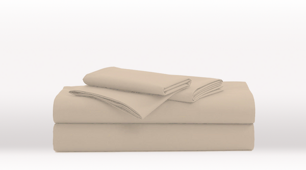 Cream Single Size luxury Egyptian Cotton sheet set
