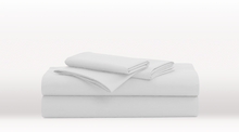 White Single Size luxury Egyptian Cotton sheet set