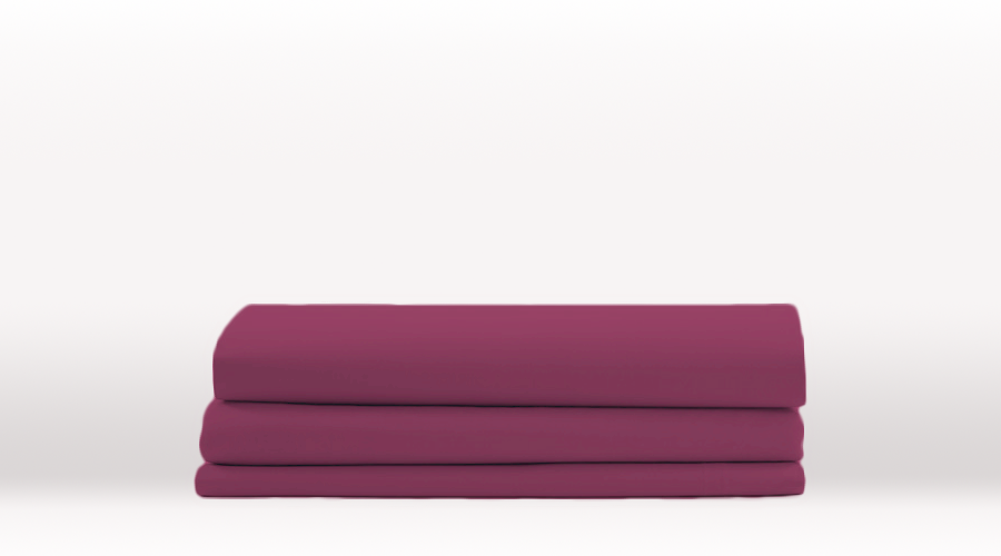 Purple Single Size Classic Flat egyptian cotton sheet